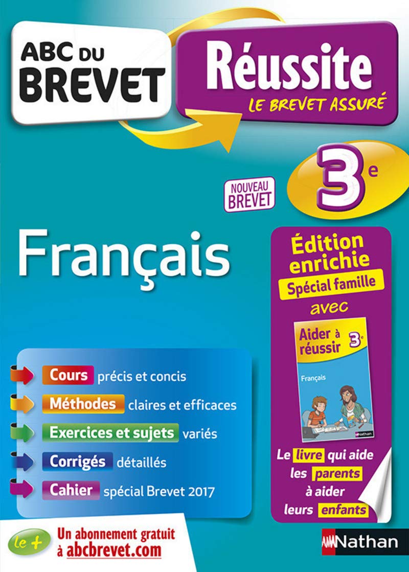 ABC du Brevet Réussite Parent Français 3e 9782091503448