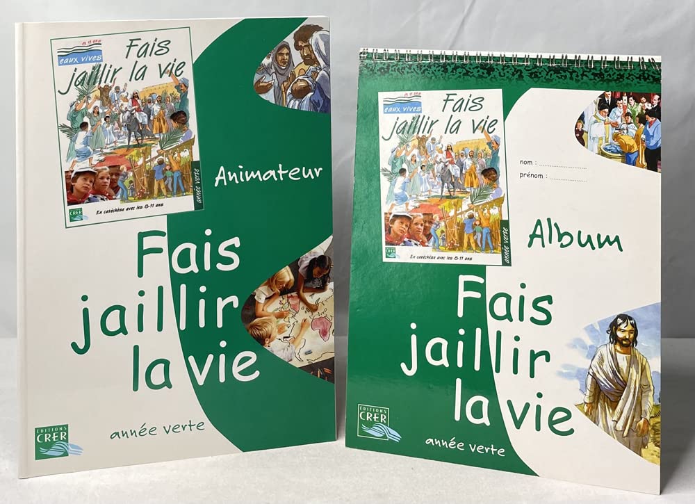 Eaux vives : fais jaillir la vie - vert- album 9782857331889