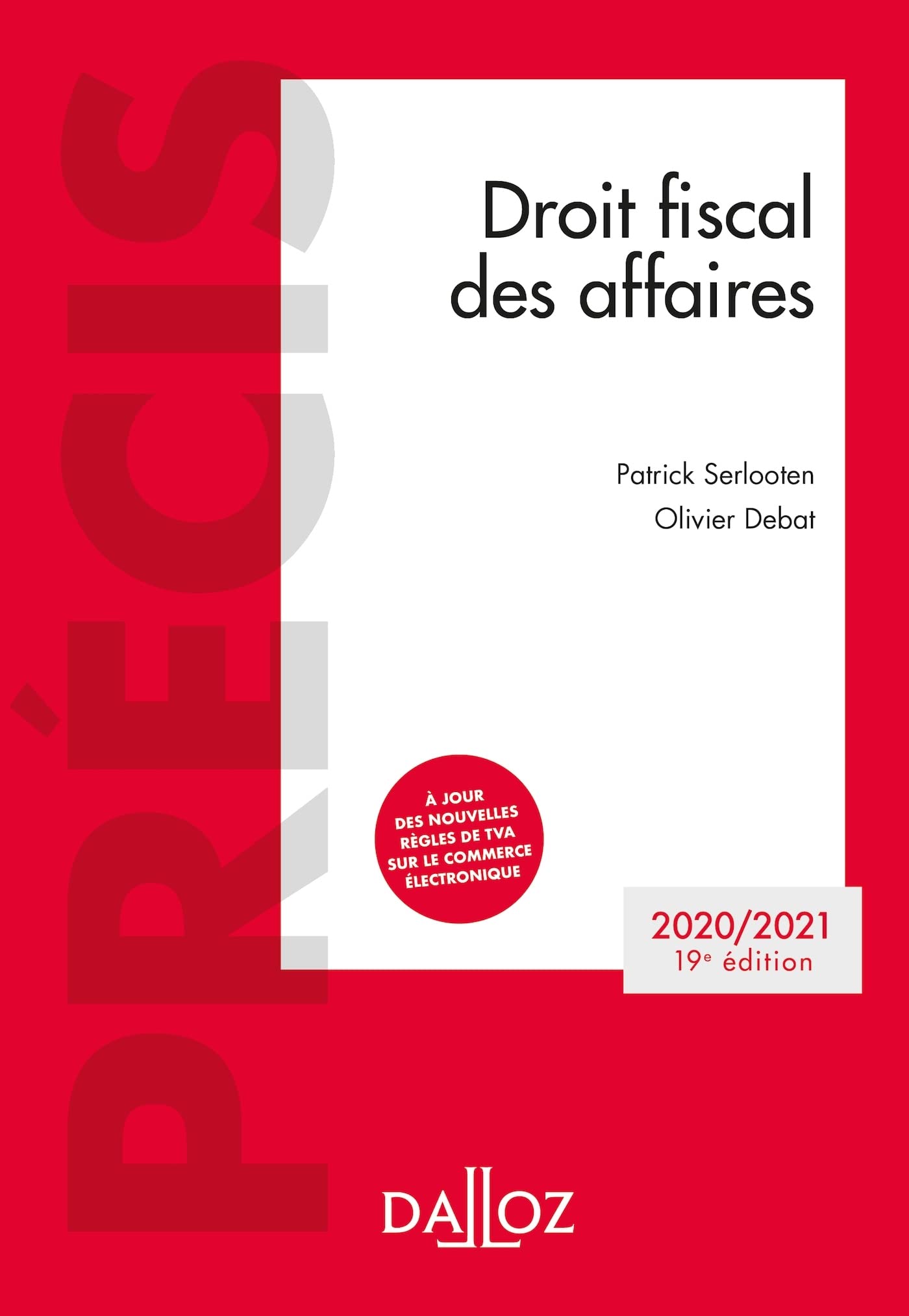 Droit fiscal des affaires 9782247199549