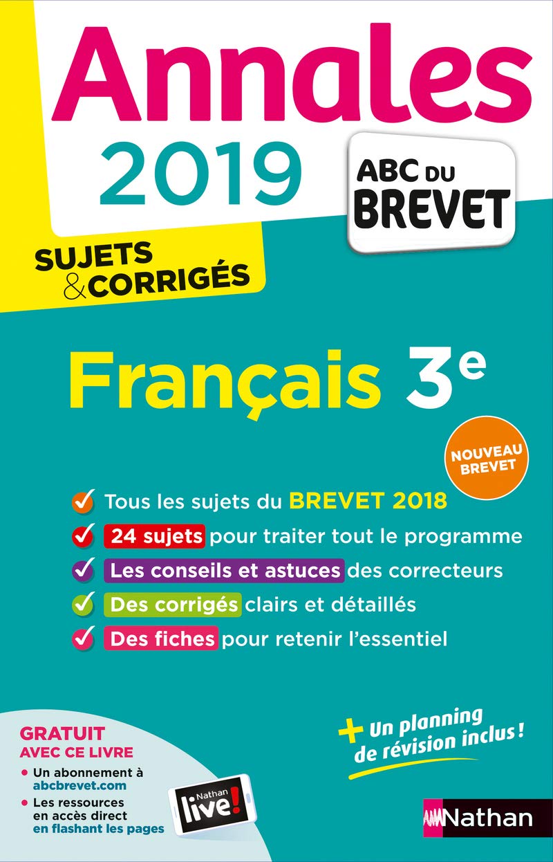 Annales ABC du Brevet 2019 - Français 9782091573632