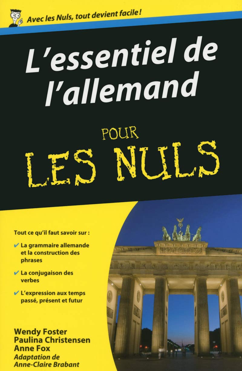 Essentiel de l'allemand Pour les Nuls 9782754051903