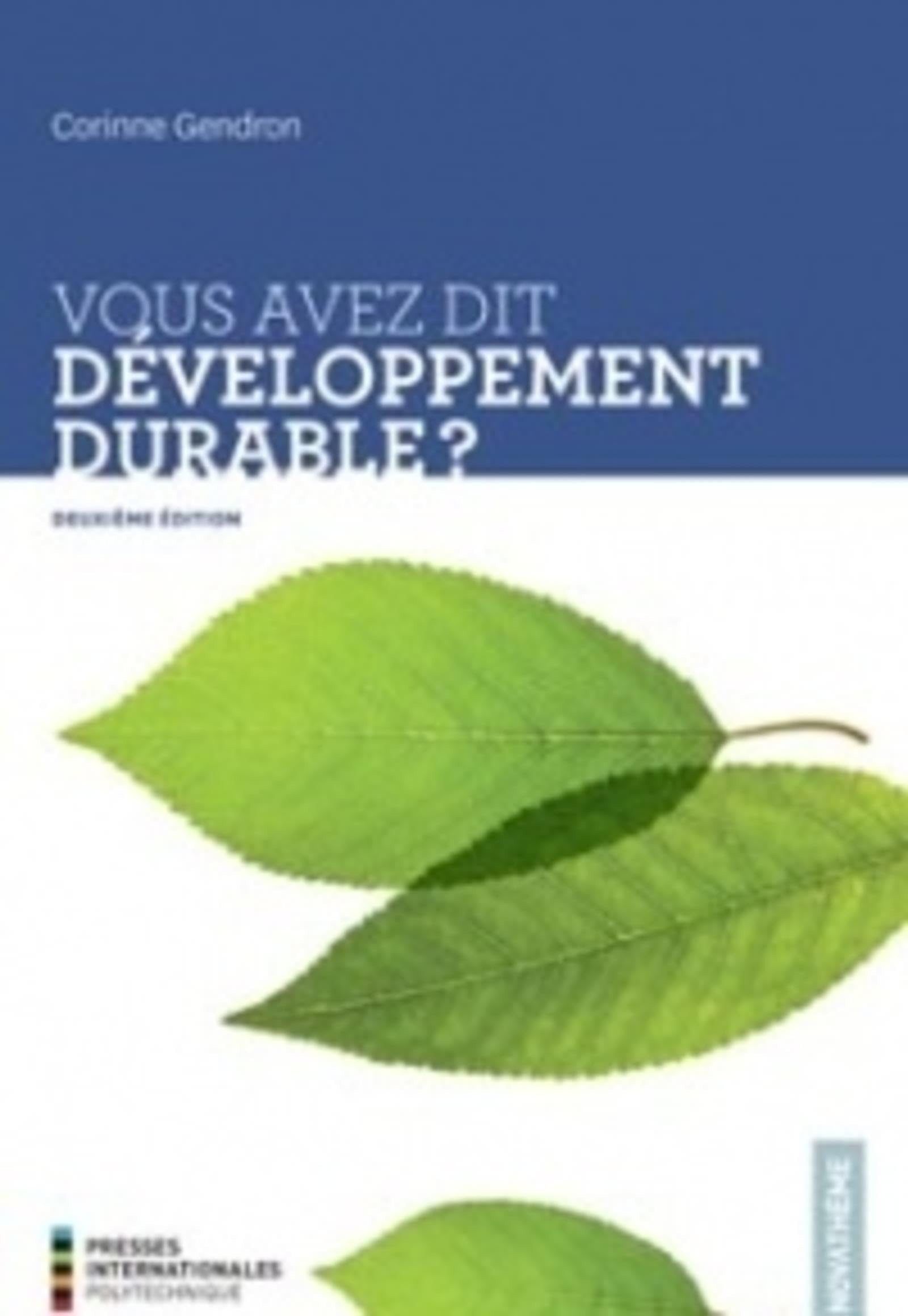 Vous avez dit développement durable ? 2e éd. 9782553016233