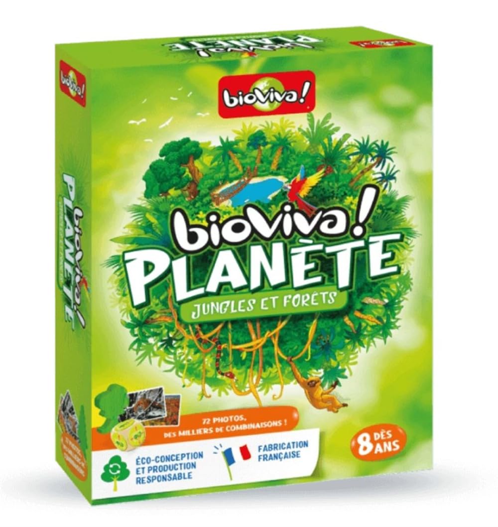 BIOVIVA - Planète - Jungles et fôrets - Jeu de société ludique dès 8 ans - 201001 3569160201001