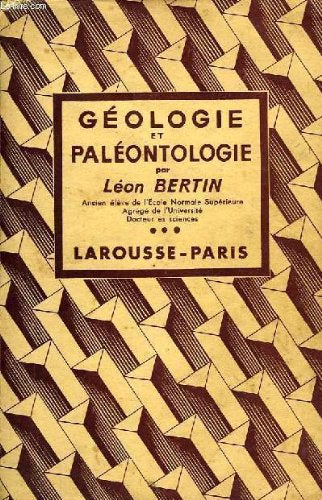 GEOLOGIE ET PALEONTOLOGIE, ENP, ENPS, CANDIDATS A L'IA ET AUX ENA, CANDIDATS AUX ENS ET AU SPCN 