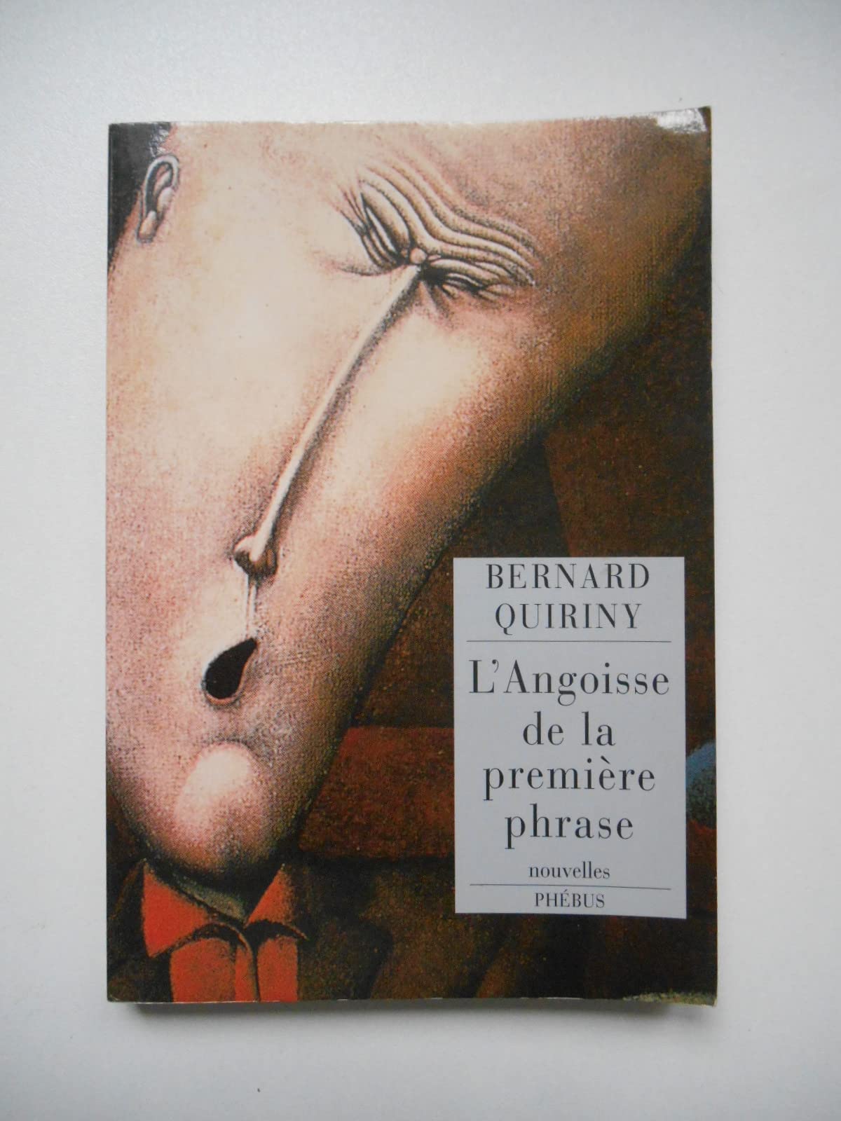 L'angoisse de la première phrase 9782752900395