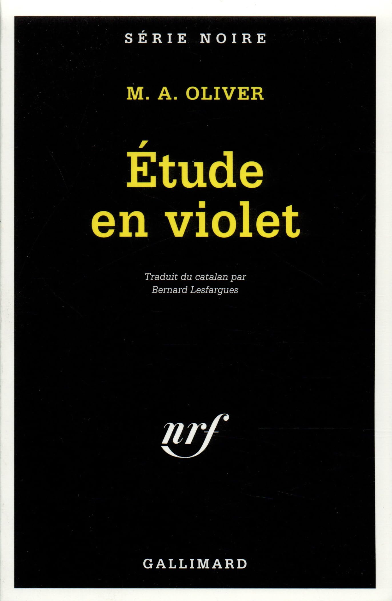Étude en violet 9782070494040