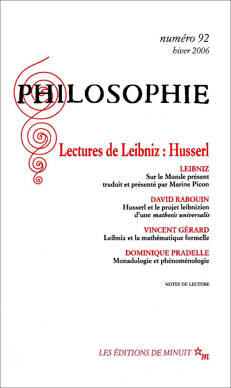 Philosophie 92 9782707319876