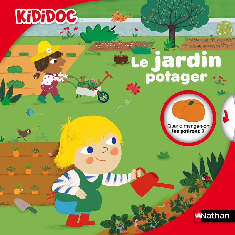 Le jardin potager - Livre animé Kididoc - Dès 4 ans 9782092564554