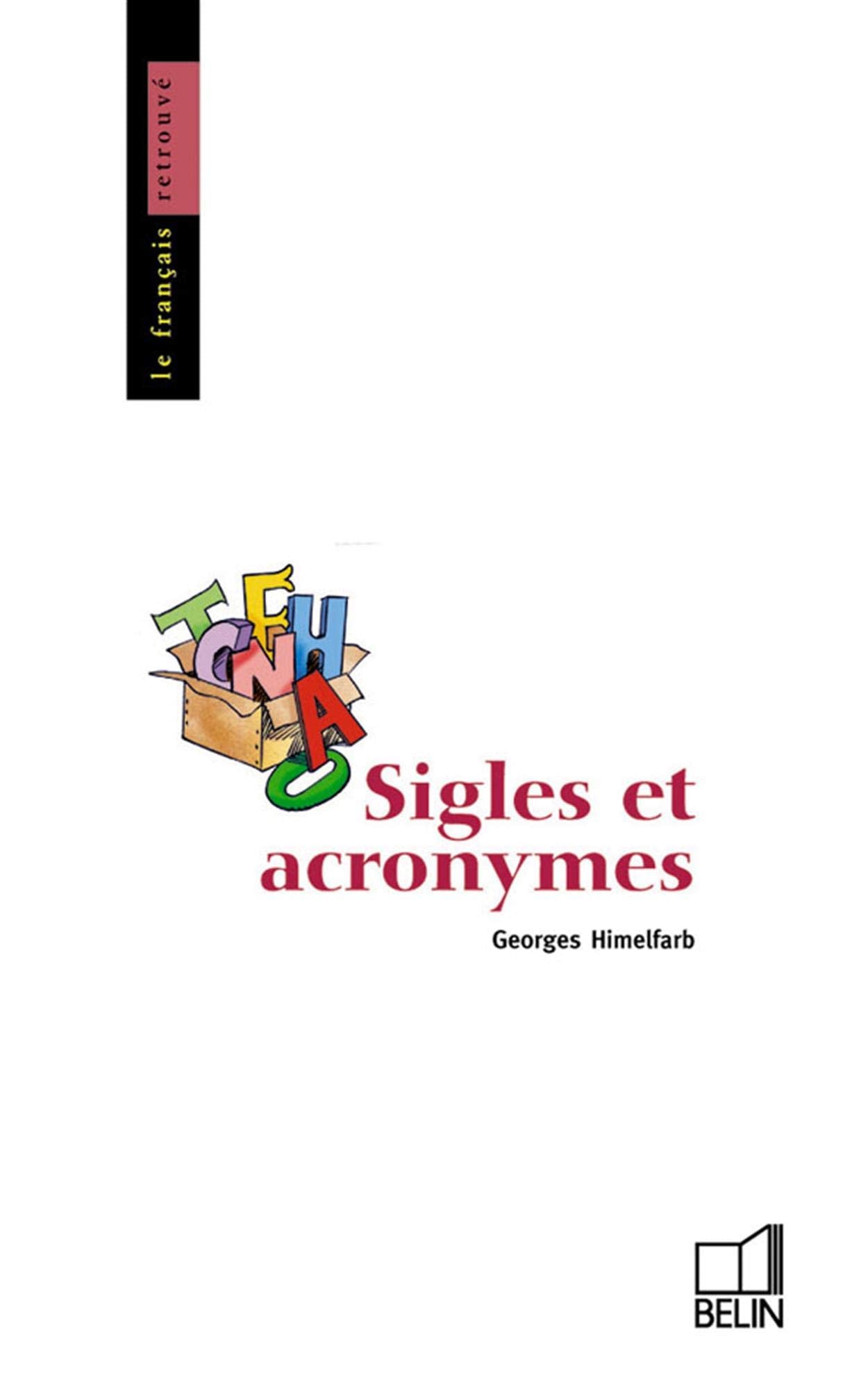 Sigles et acronymes 9782701130491