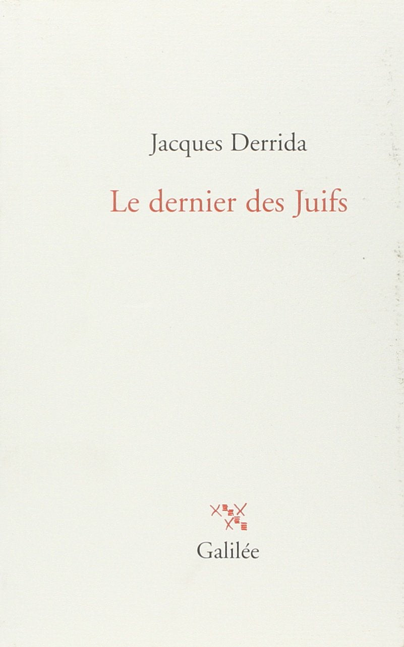 Le dernier des Juifs 9782718609157