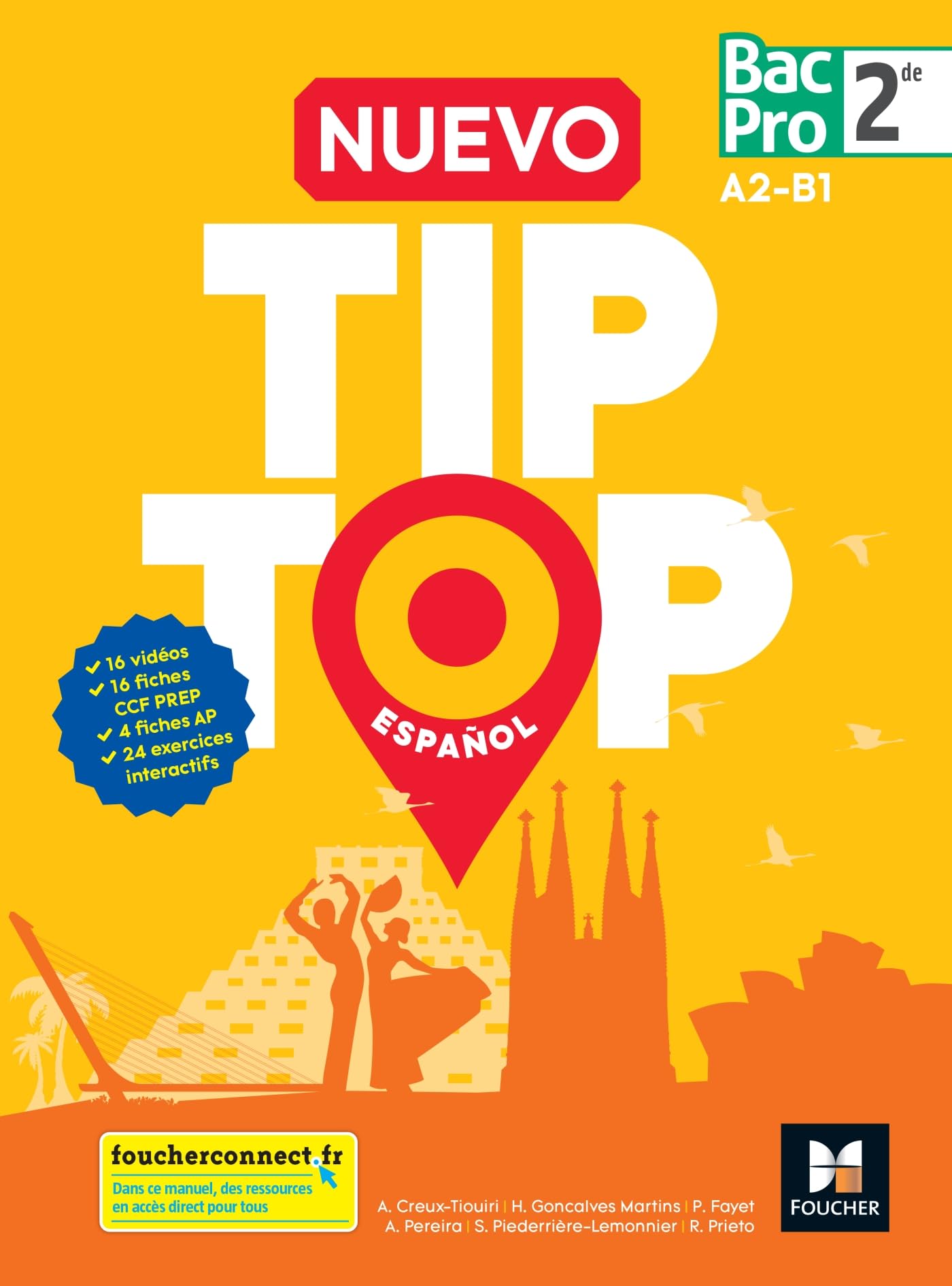 NUEVO TIP TOP Español 2de BAC PRO - Éd. 2018 - Manuel élève 9782216148479