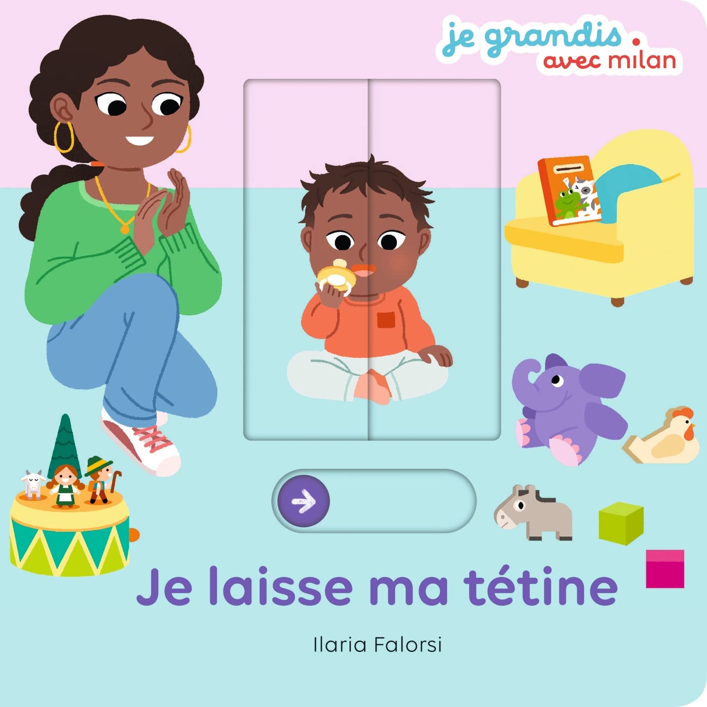 JE GRANDIS - Je laisse ma tétine - Livre animé - Dès 1 an 9782408043612