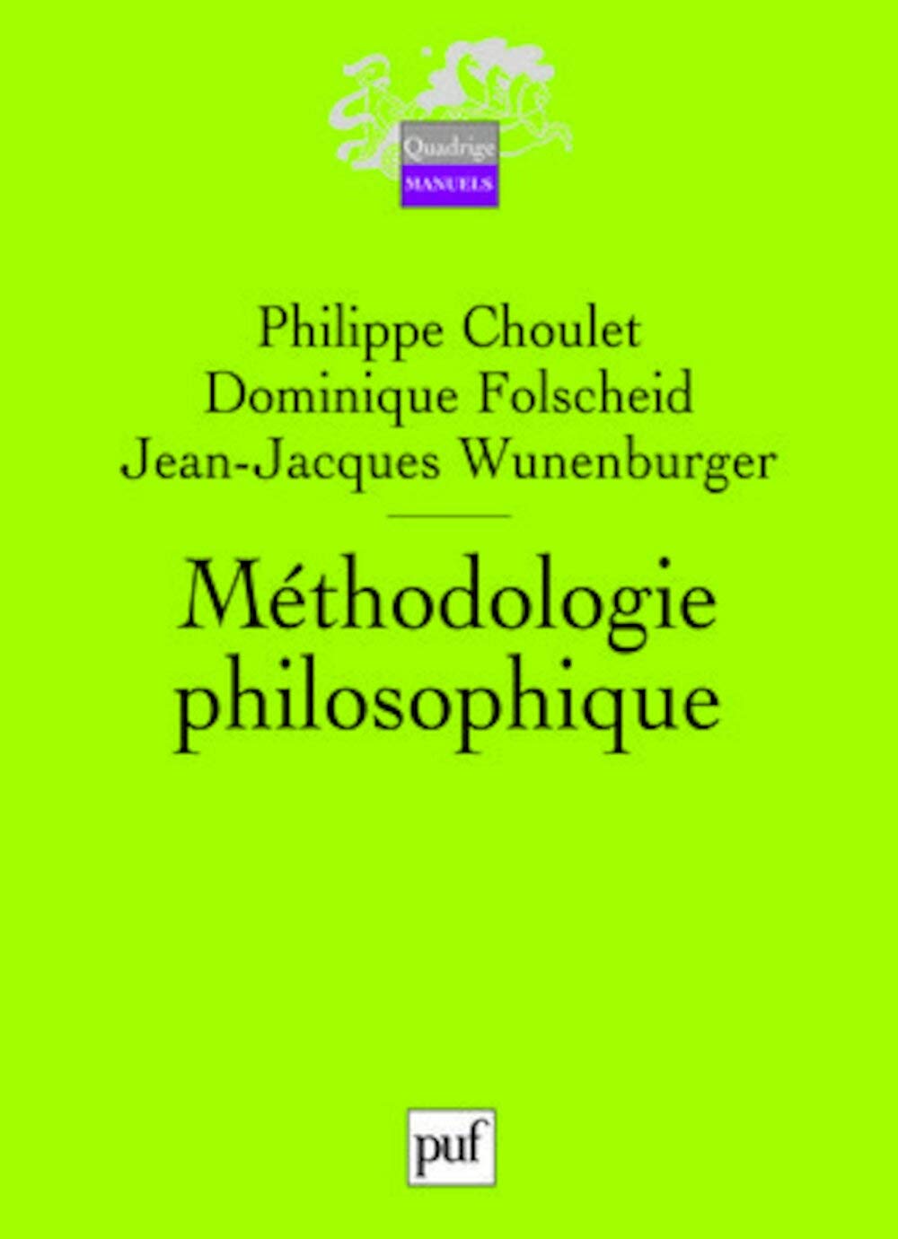Méthodologie philosophique 9782130578208