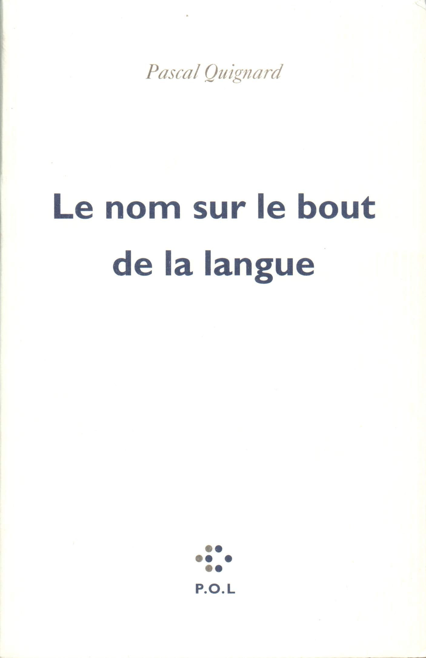 Le nom sur le bout de la langue 9782867443480