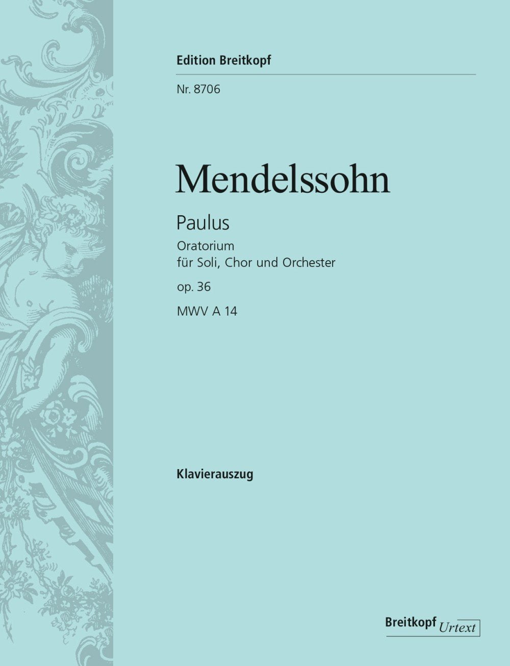 Paulus mwv a 14 (op. 36) 9790004180884