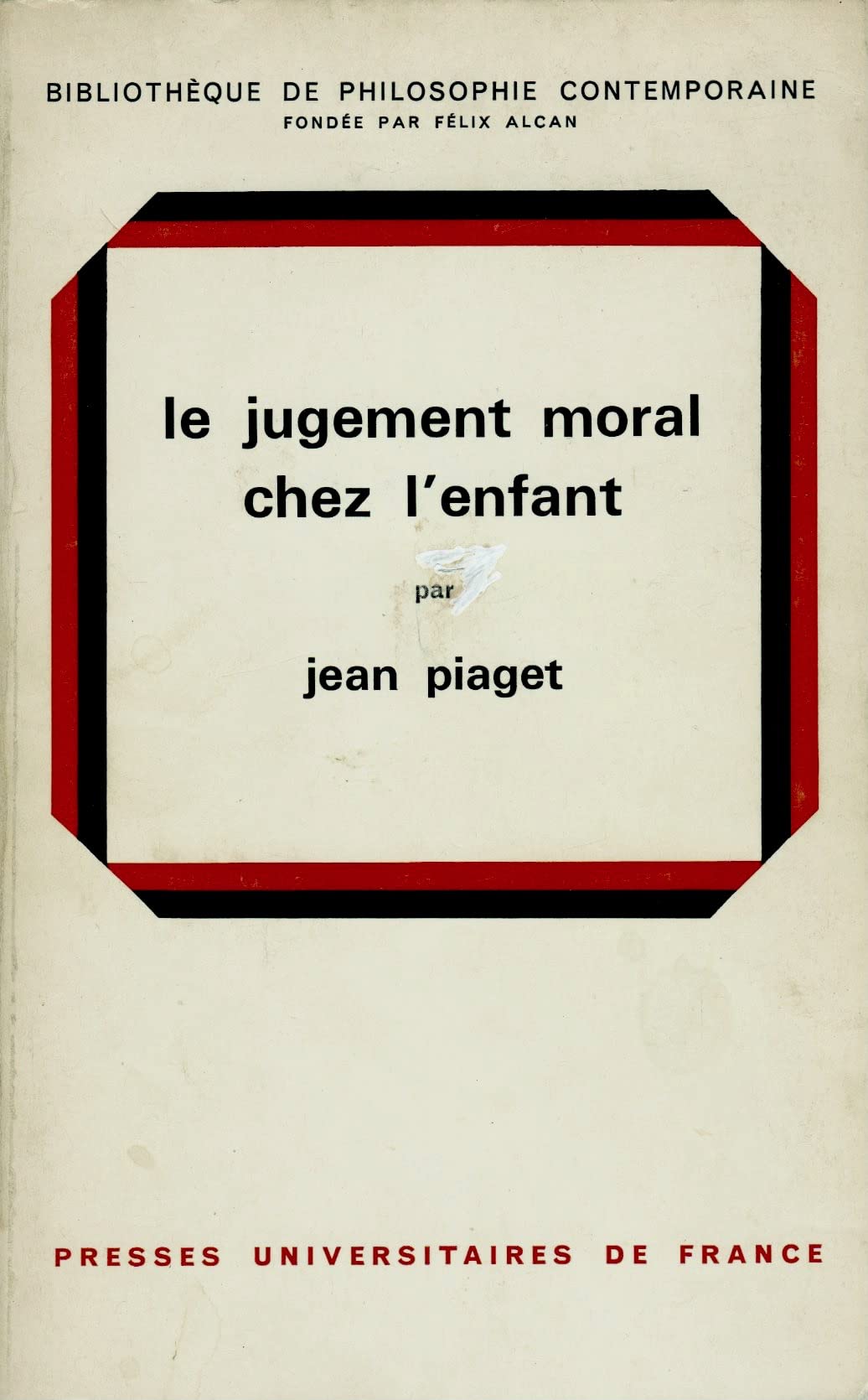 LE JUGEMENT MORAL CHEZ L'ENFANT 
