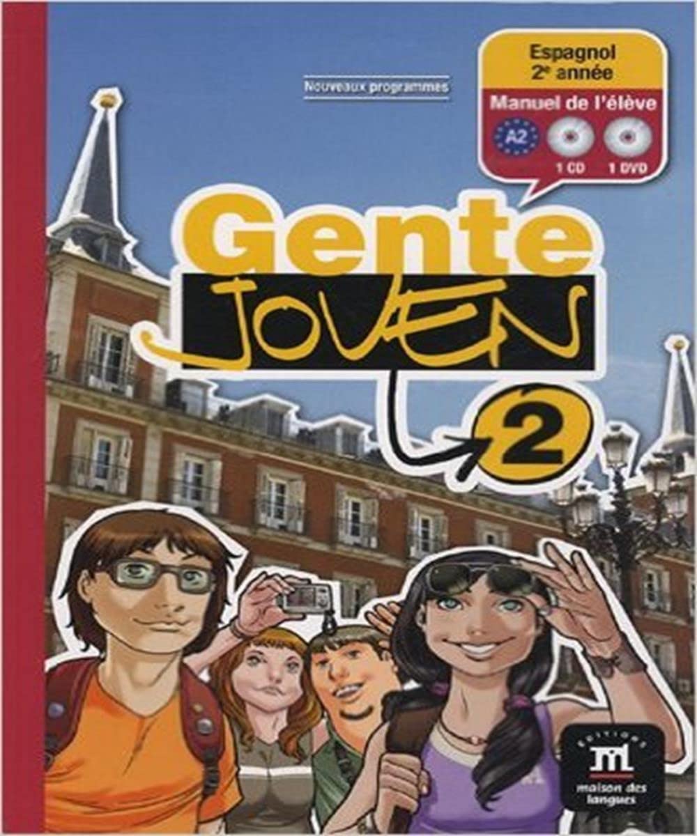 GENTE JOVEN 2 - LIVRE DE L'ELEVE - CD+DVD 9782356850027