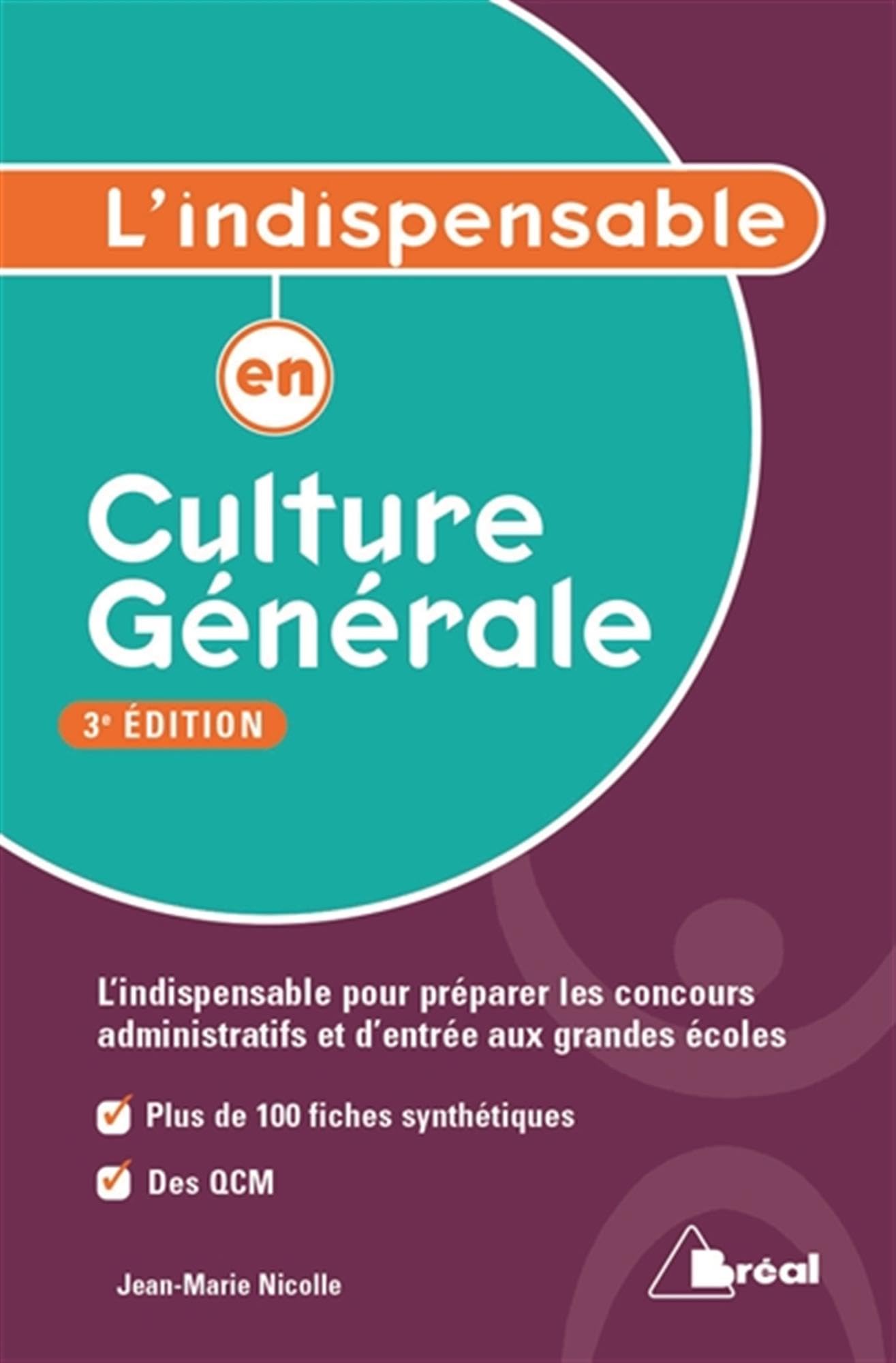 L'indispensable en culture générale 9782749537375