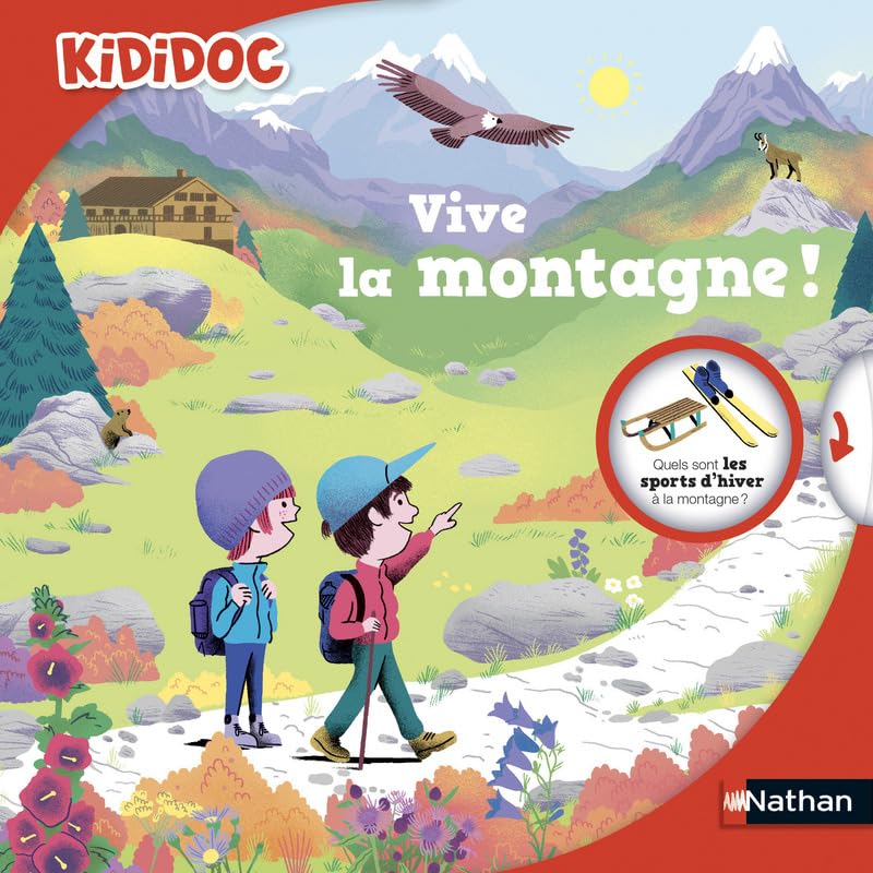 Vive la montagne - Livre animé Kididoc - Dès 4 ans 9782092571903