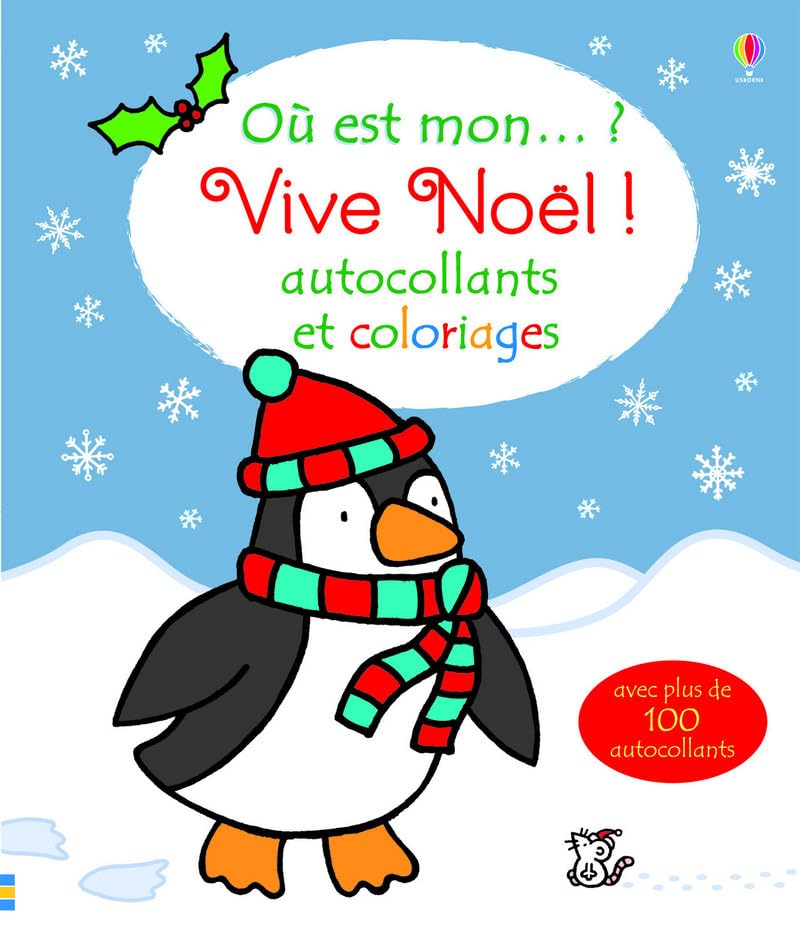 Où est mon... ? Vive Noël ! - Autocolants et Coloriages 9781409577027