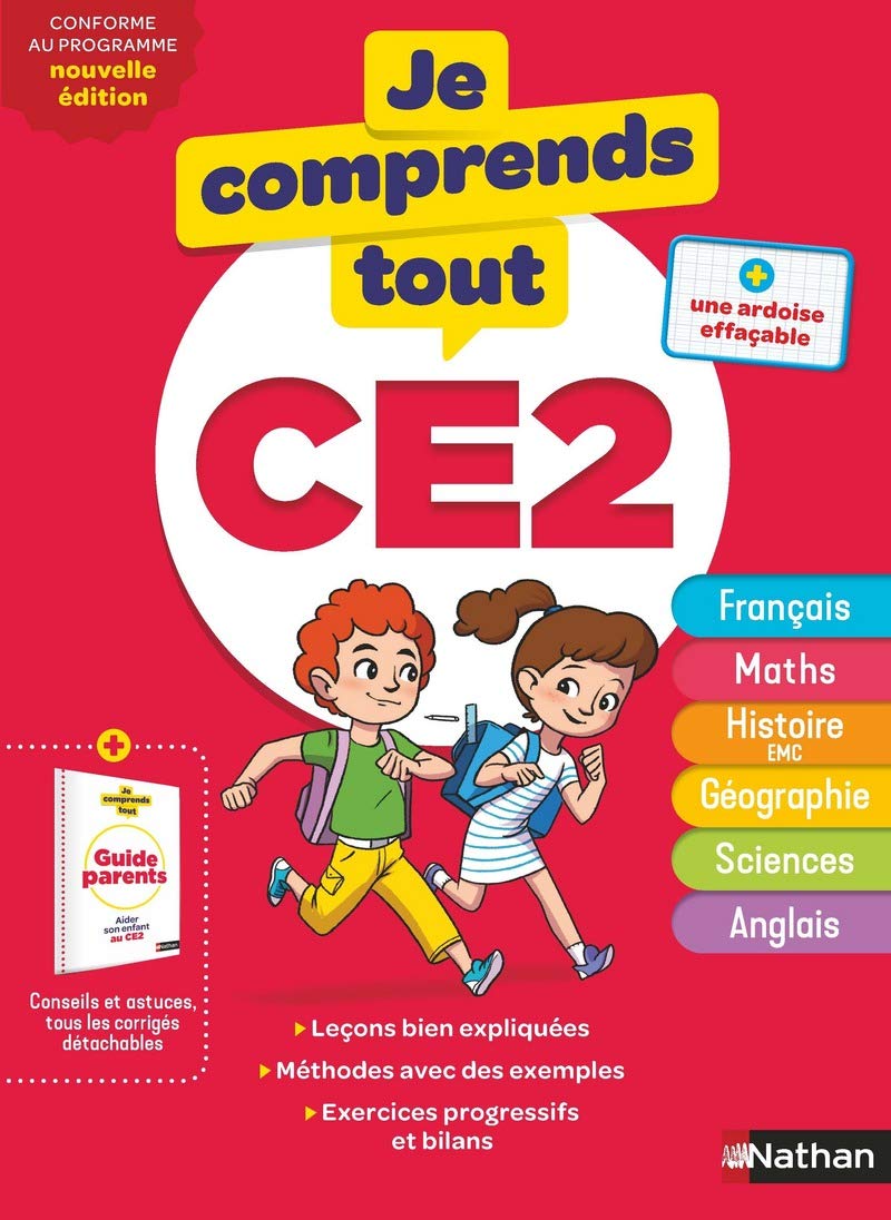 Je comprends tout CE2 - Tout en un (cours + exercices) pour réviser tout le programme du CE2 dans toutes les matières 9782091932934