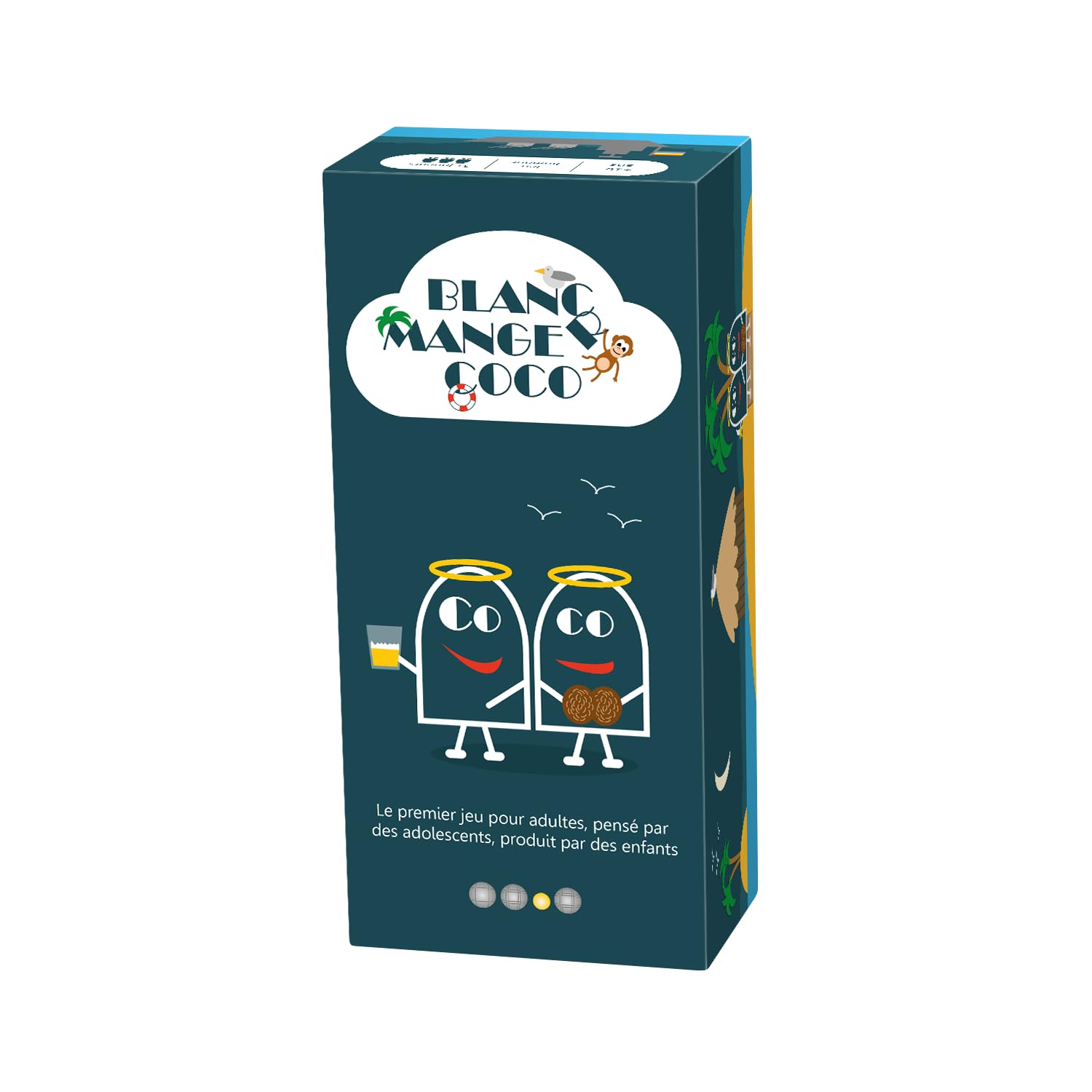 BLANC MANGER COCO – Le 1er Jeu pour Adultes pensé par des Ados, Produit par des Enfants - 600 Cartes ;- 0791743150311