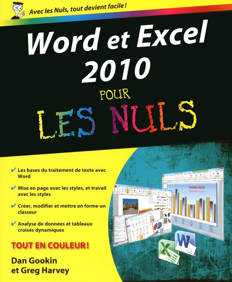WORD ET EXCEL 2010 PR NULS 9782754021524