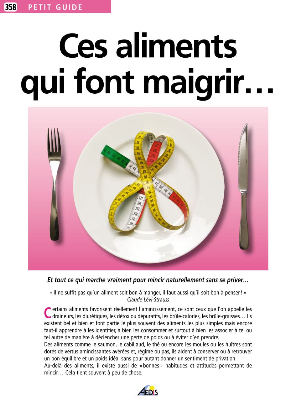 PG358 - Ces aliments qui font maigrir 9782842597542