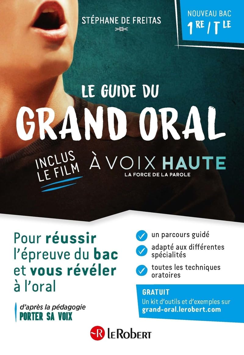 Le Guide du Grand oral du bac avec le film "À voix haute" 9782321015383