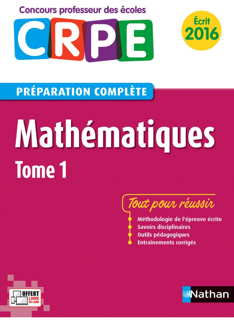 Mathématiques - Tome 1 (1) 9782091639314