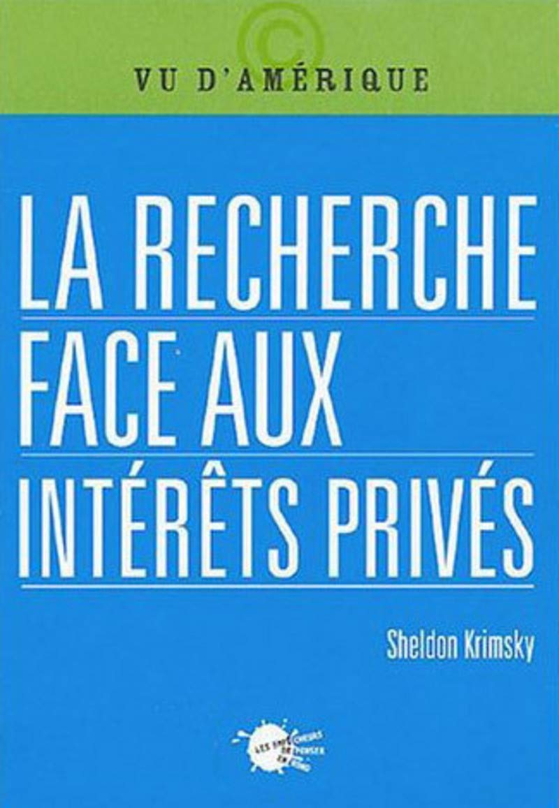 La Recherche face aux intérêts privés 9782846711234