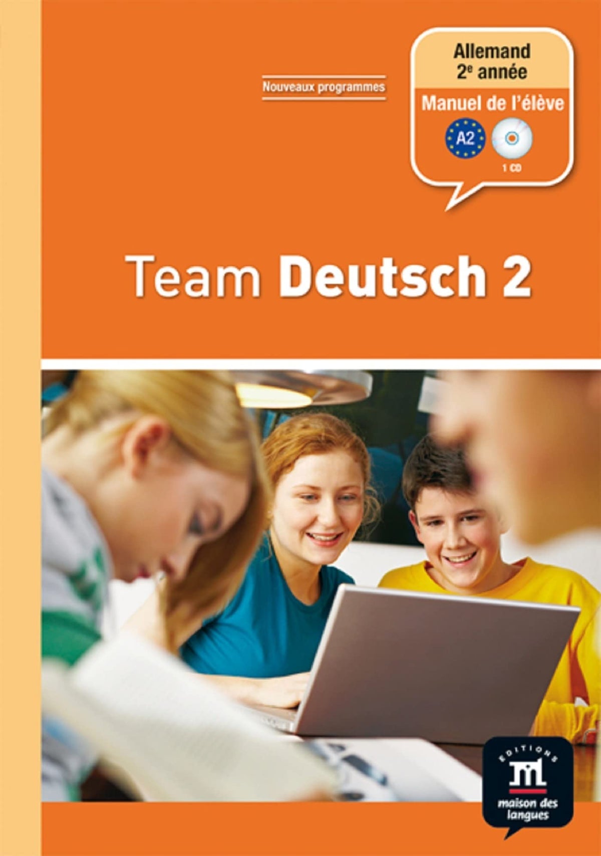 Team deutsch 2 - livre de l'élève + CD 9782356850096