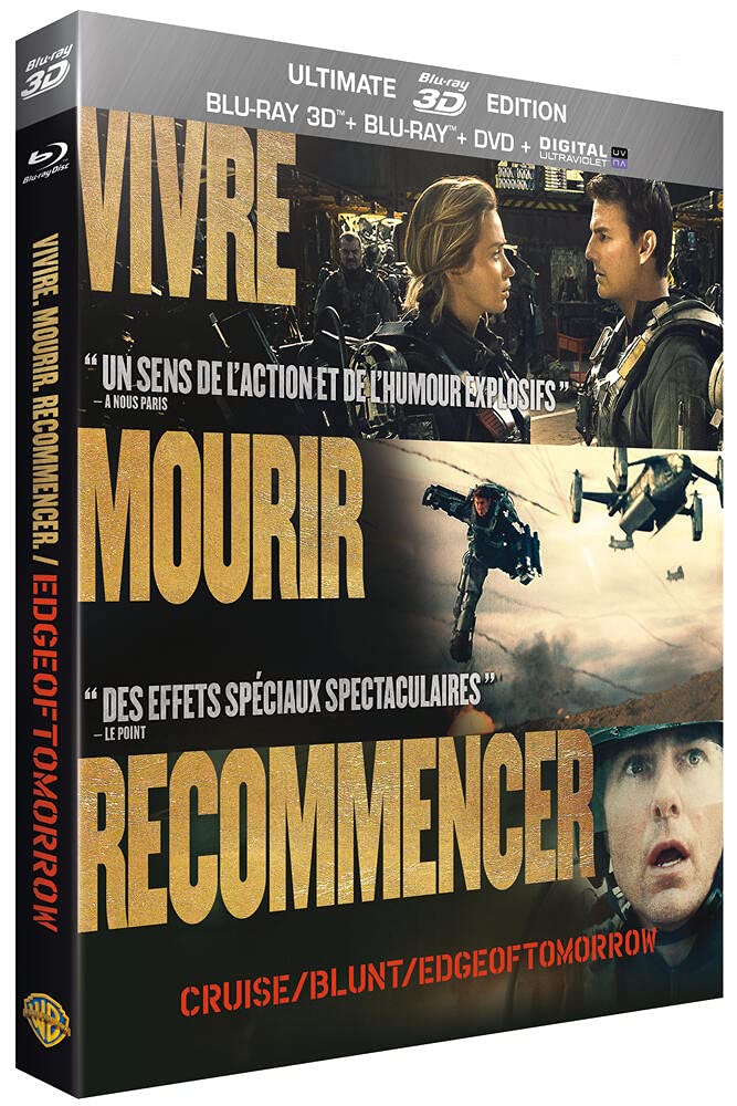 Edge of Tomorrow [Ultimate Edition - Blu-ray 3D + Blu-ray + DVD + Copie digitale] [Ultimate Edition - Blu-ray 3D + Blu-ray + DVD + Copie digitale] 5051889459736