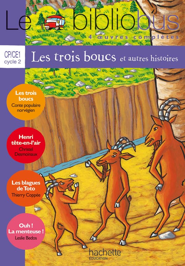 Le Bibliobus n° 12 CP/CE1 - Les Trois boucs - Livre de l'élève - Ed.2005 9782011165084