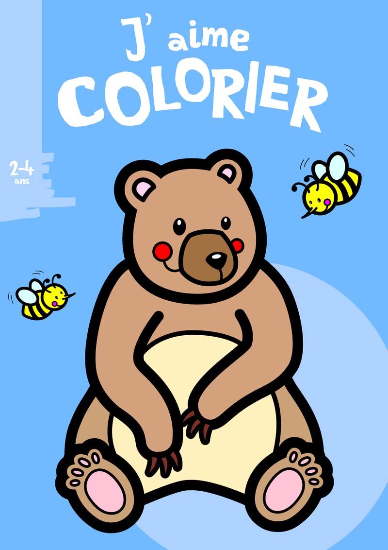 J'aime colorier - Ours brun - Livre de coloriage pour enfants De 2 à 4 ans 9782508054655