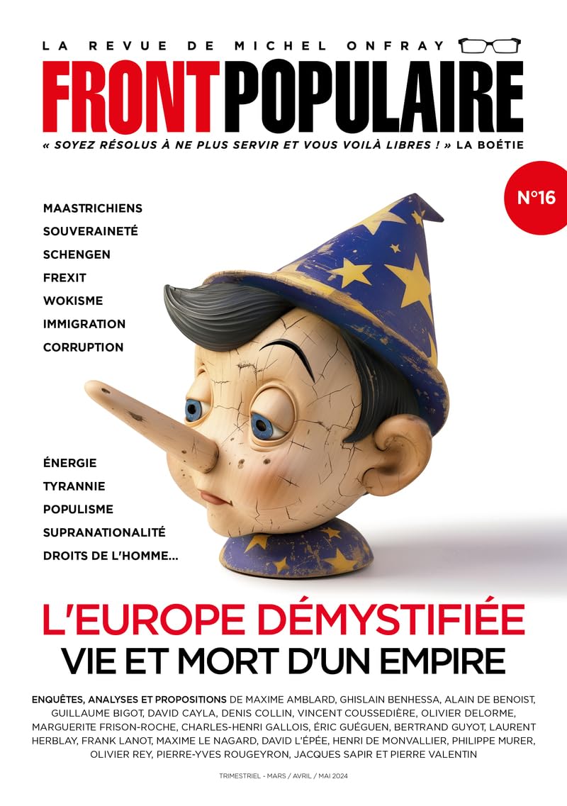 Front Populaire - N° 16 L'Europe démystifiée, vie et mort d'un empire 9782492006234