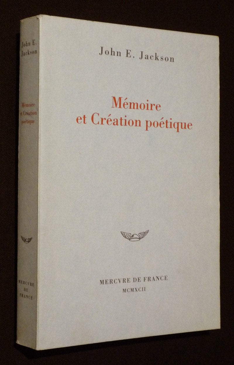 Mémoire et Création poétique 9782715217775
