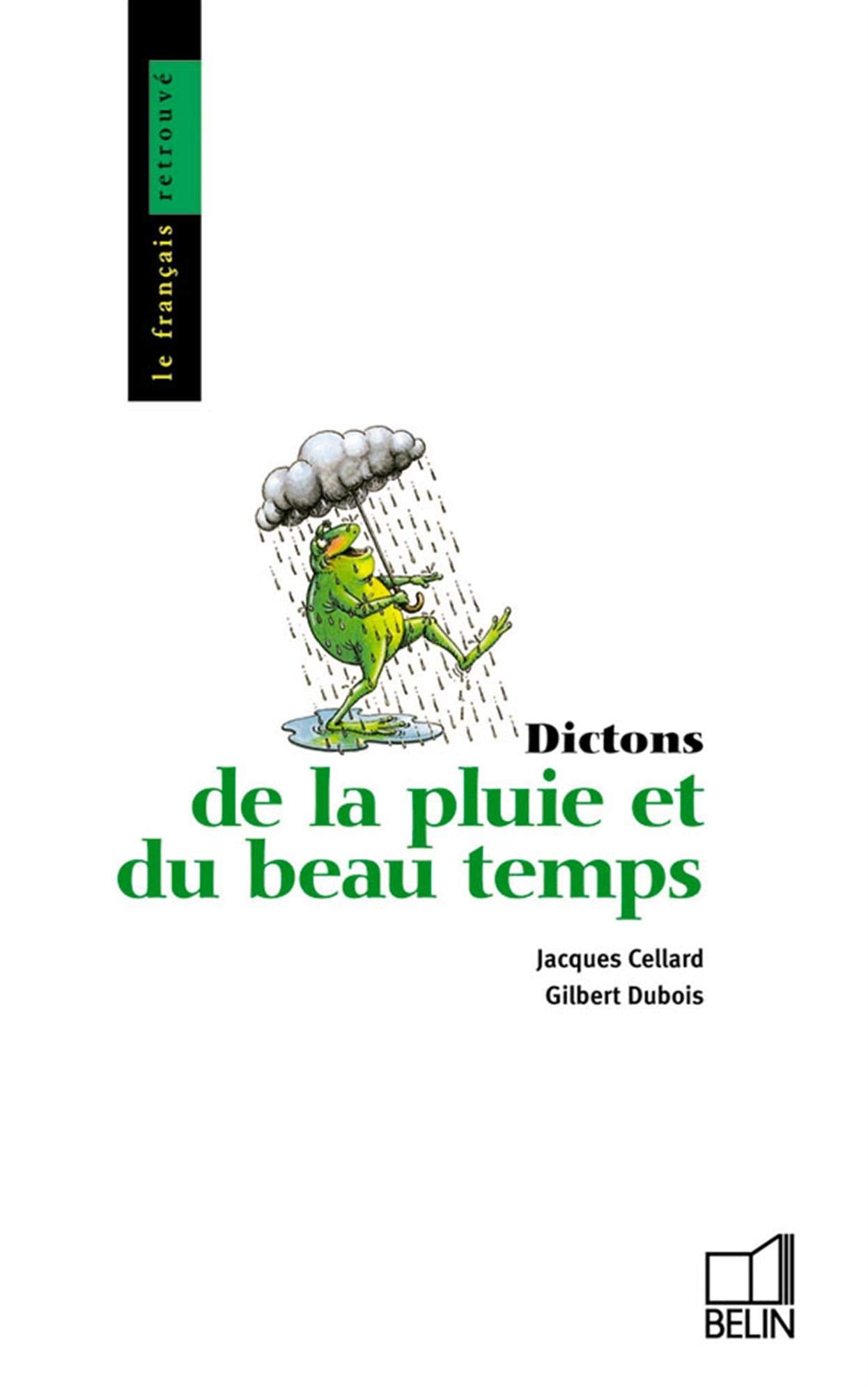 Dictons de la pluie et du beau temps 9782701105475