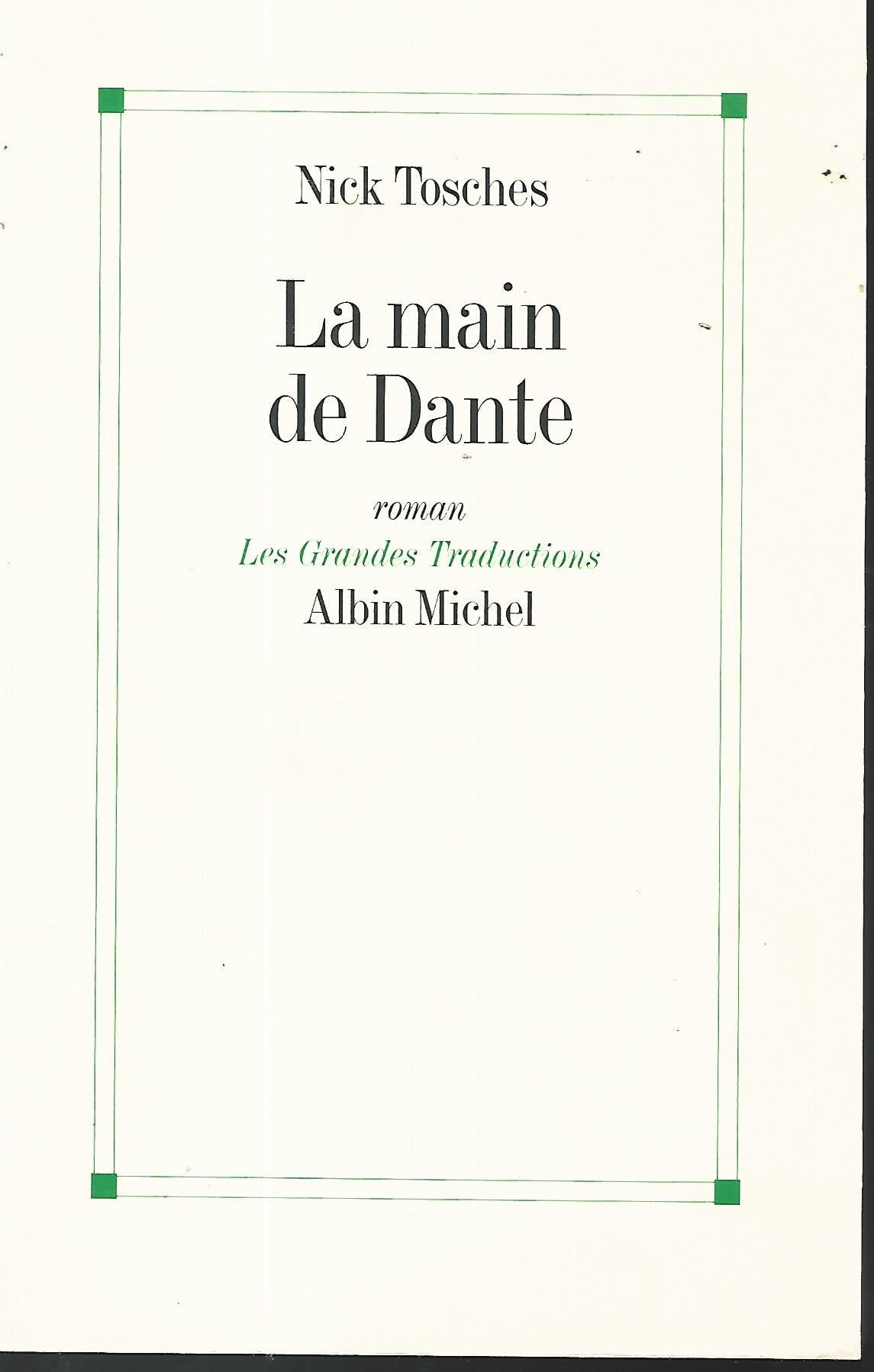 La Main de Dante 9782226136053