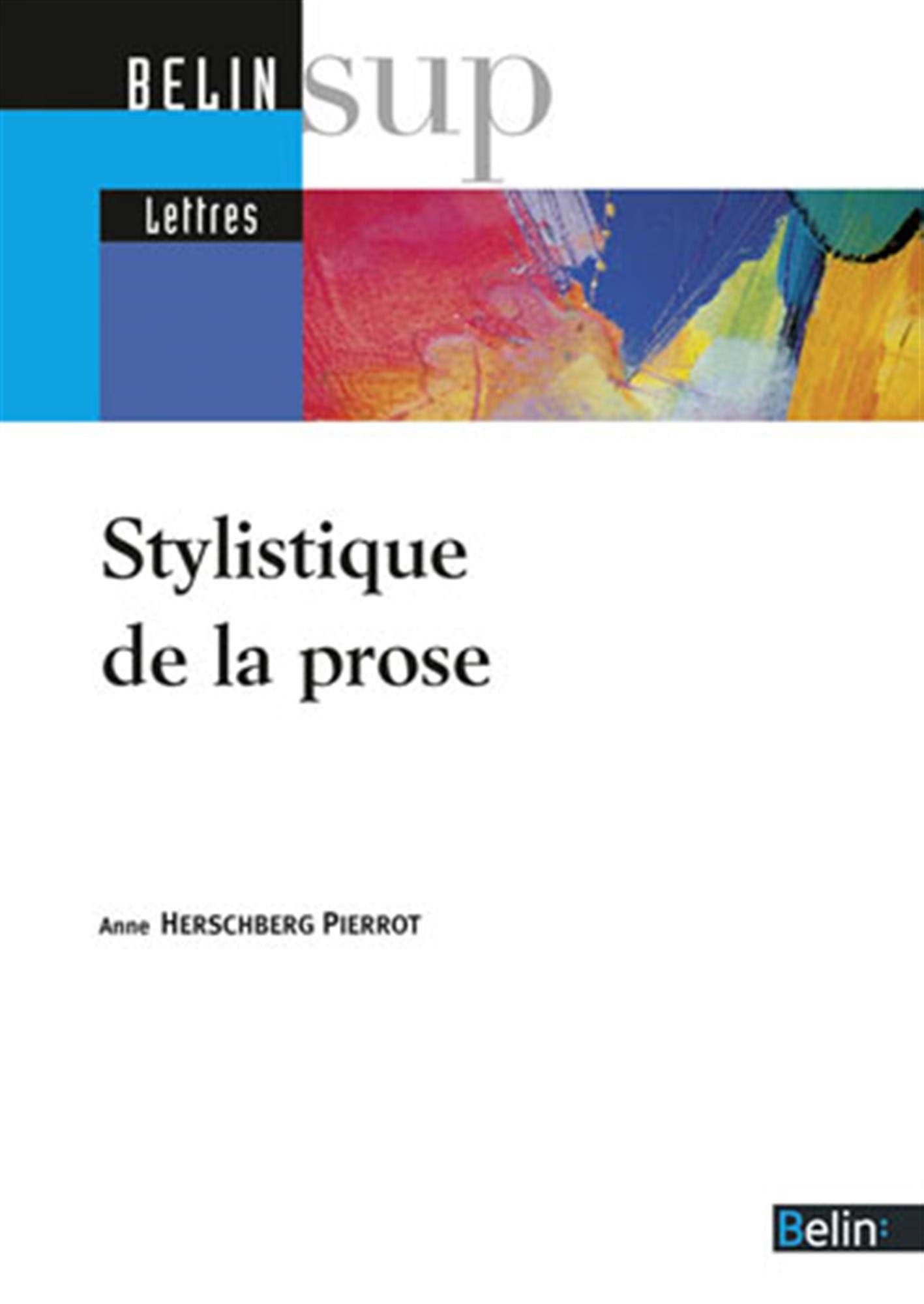Stylistique de la prose 9782701137513