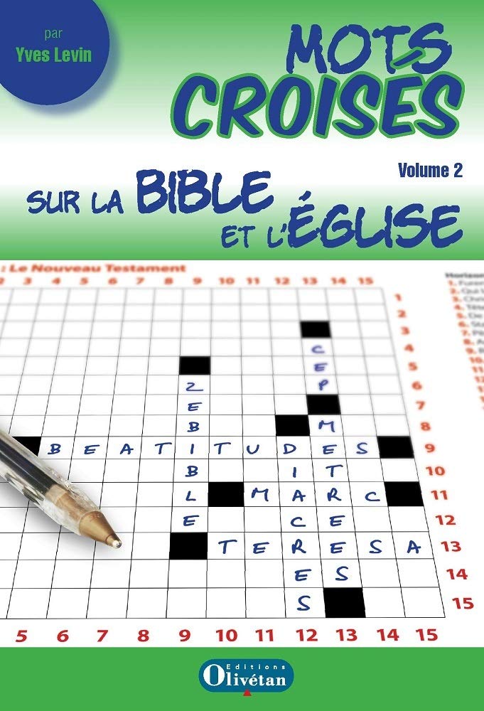 Mots croisés sur la Bible et l'Eglise - volume 2 9782354794460