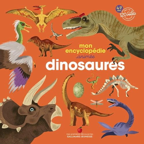 Mon encyclopédie animée - Dinosaures 9782075220255