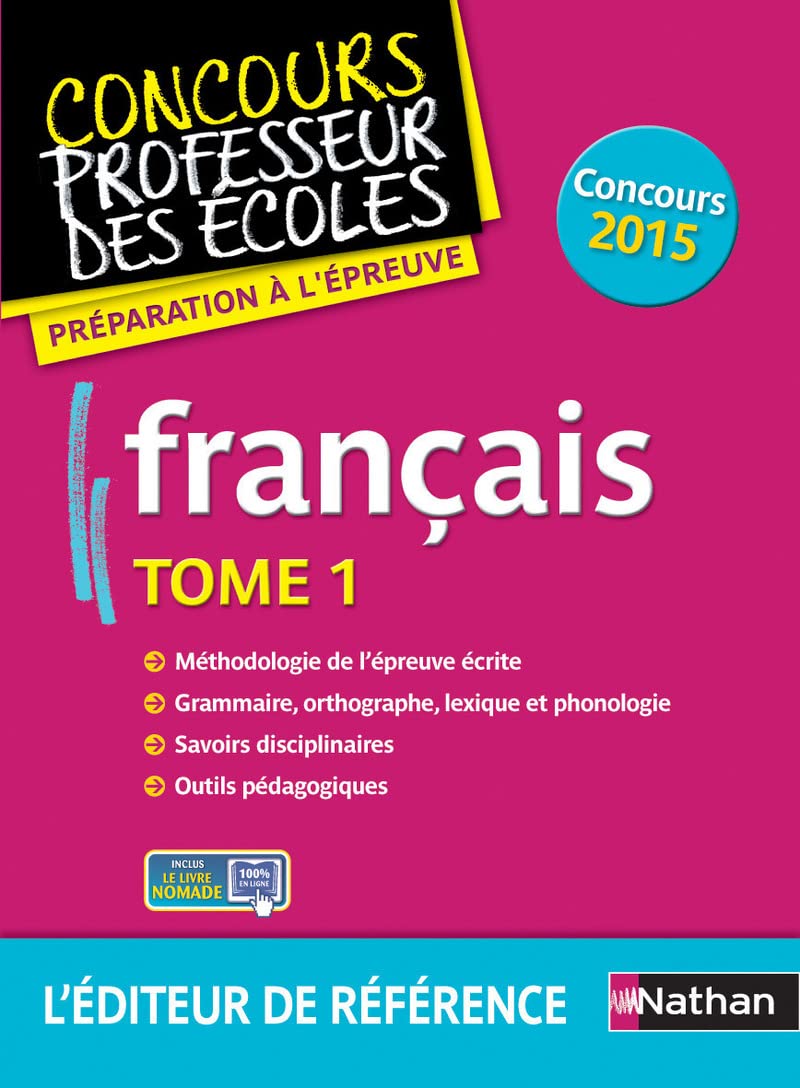 Français - Tome 1 - Epreuve écrite (01) 9782091636702