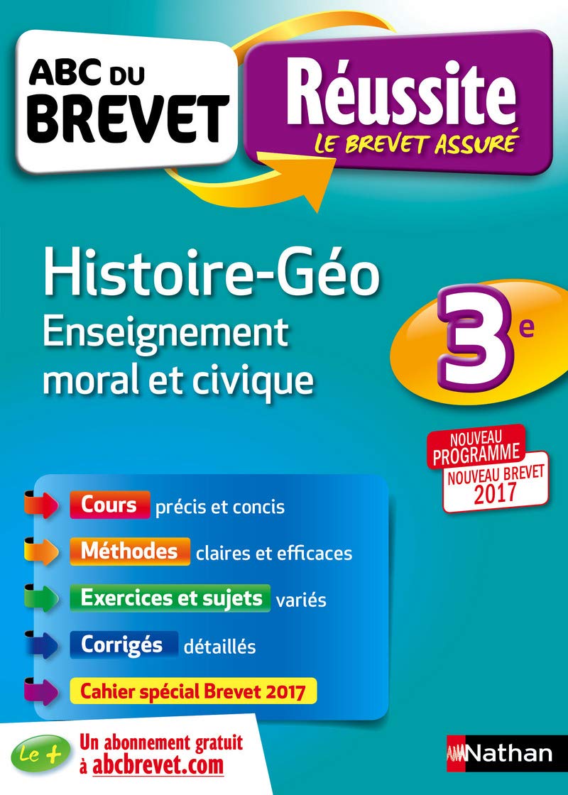 ABC du BREVET Réussite Histoire - Géographie - Enseignement Moral et Civique 3e 9782091892900