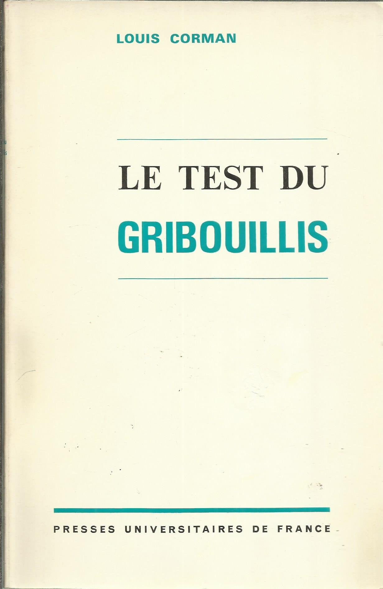 Le test du gribouillis / Corman, Louis / Réf40990 