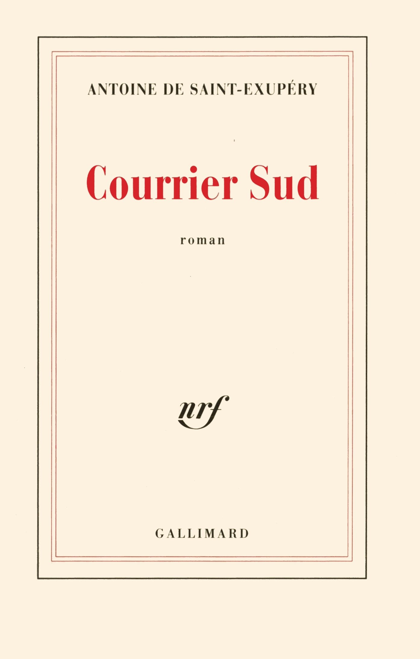 Courrier Sud 9782070256570