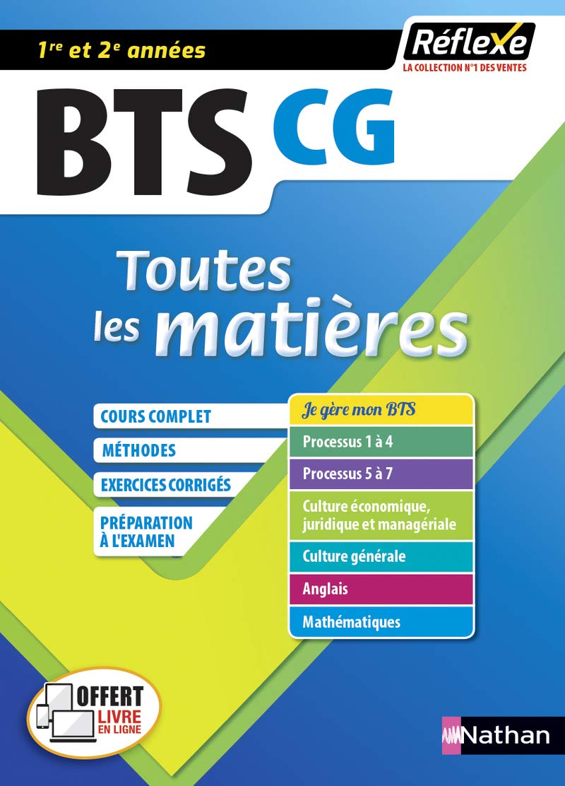 Toutes les matières BTS CG - Réflexe (11) 9782091671826