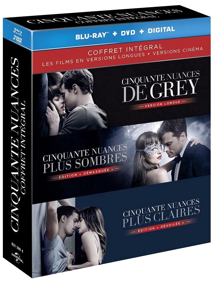 Coffret BRD Cinquante Nuances [Coffret Blu-Ray] 5053083150945