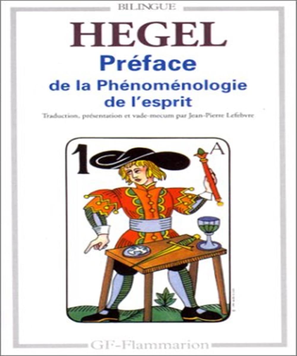 Préface à la Phénoménologie de l'Esprit 9782080709530