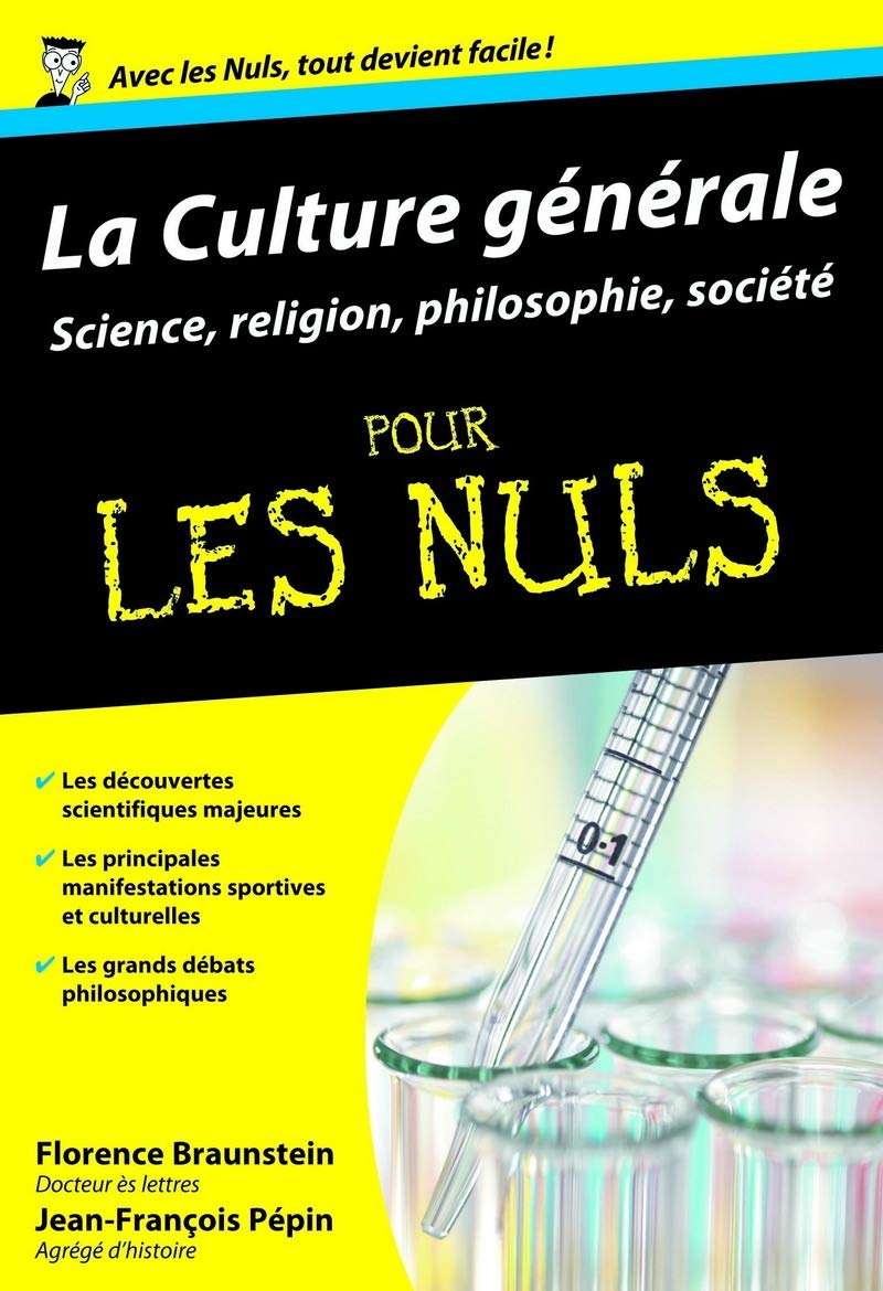 Culture générale Poche Pour les nuls Tome 2 : sciences, sports, loisirs et spiritualité (02) 9782754007993